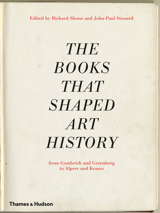 Title details for The Books that Shaped Art History by Richard Shone - Wait list